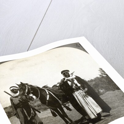 A sheikh and his bodyguard, Syria by Keystone View Company