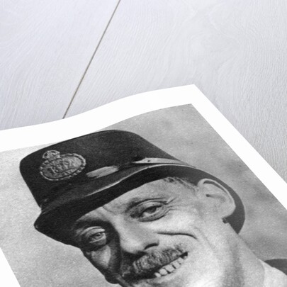 A postman, London by Anonymous