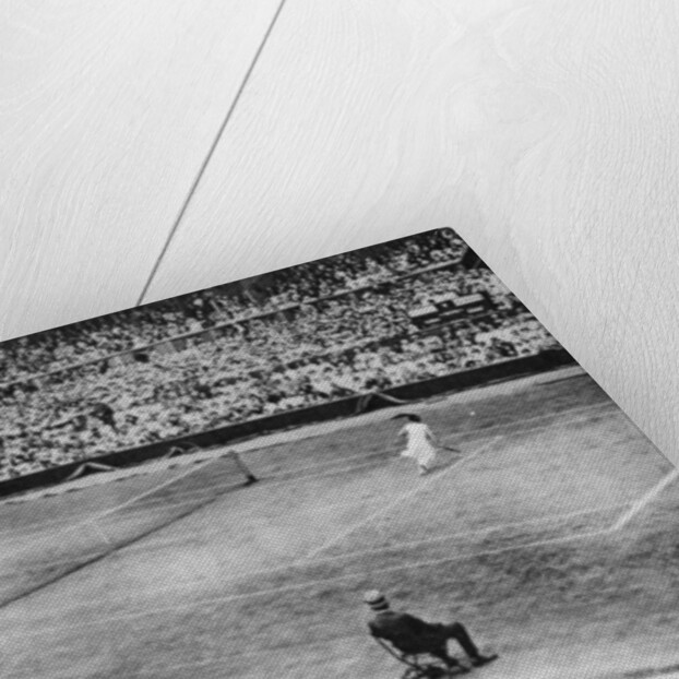 Suzanne Lenglen playing Miss McKane, Wimbledon, London by Anonymous