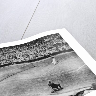 Suzanne Lenglen playing Miss McKane, Wimbledon, London by Anonymous