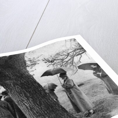 Playing golf on Tooting Bec Common, London by Anonymous