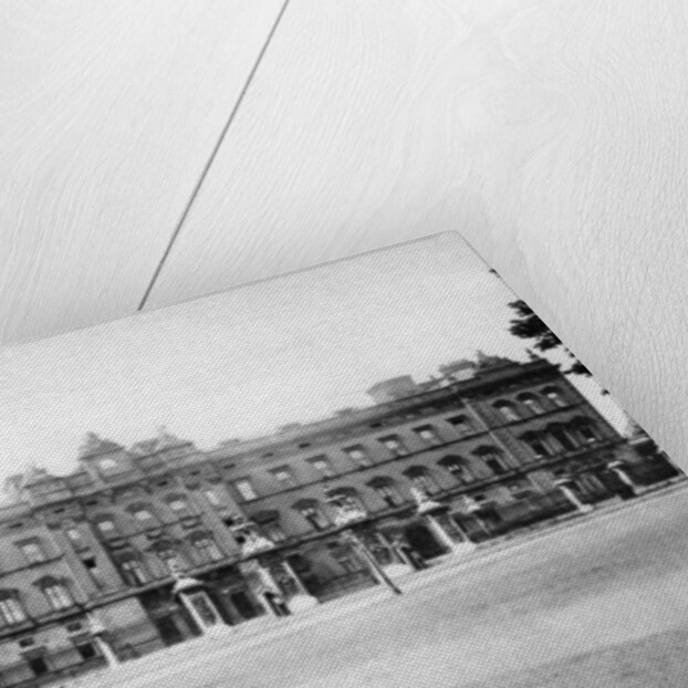 Buckingham Palace before its restoration, London by King