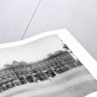 Buckingham Palace before its restoration, London by King