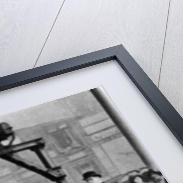 A bank holiday crowd waiting for a train to Margate, London by Anonymous