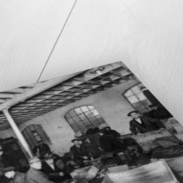 A wood-chopping workshop, London by Anonymous