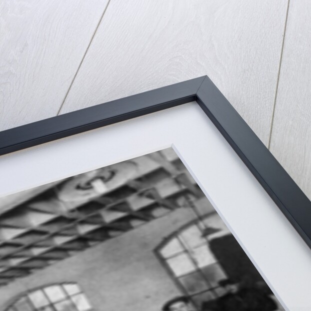 A wood-chopping workshop, London by Anonymous