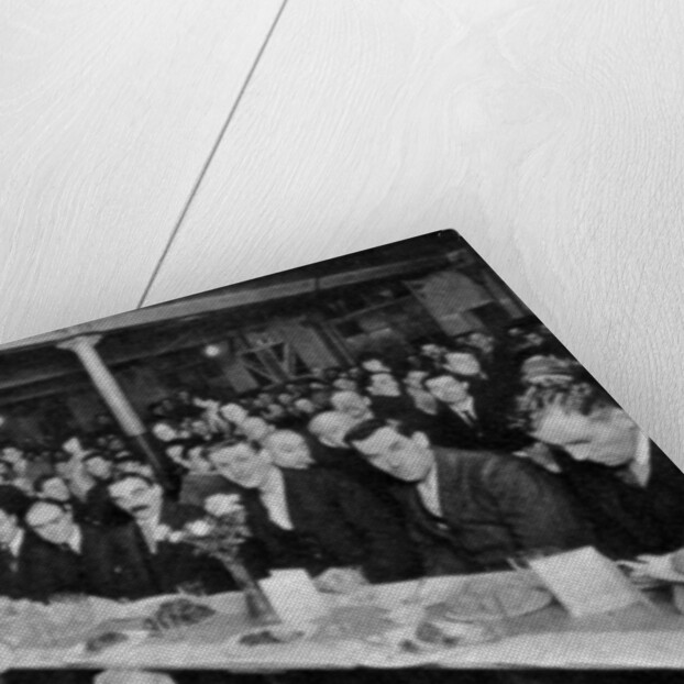 Dinner for the homeless, Church Army House, Westminster, London by Anonymous