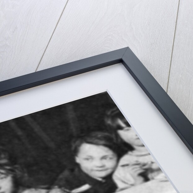 East End children being fed by a charitable organisation, London by Anonymous