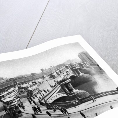 The two bridges at Blackfriars, London by Anonymous