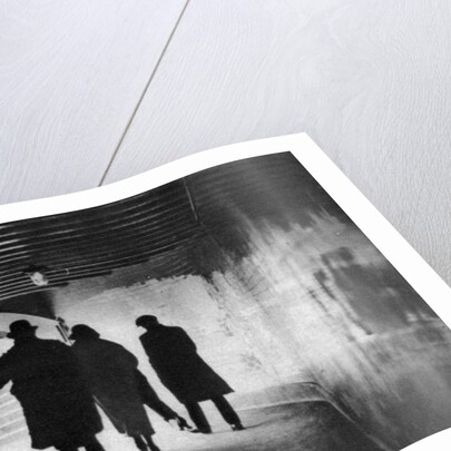 The mouth of a Thames-side subway, London by Anonymous