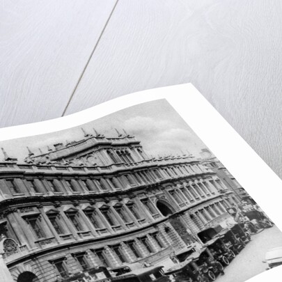 Burlington Arcade entrance and the house of the Royal Academy, Piccadilly by McLeish