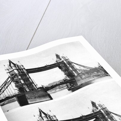 Tower Bridge open and closed, London by McLeish