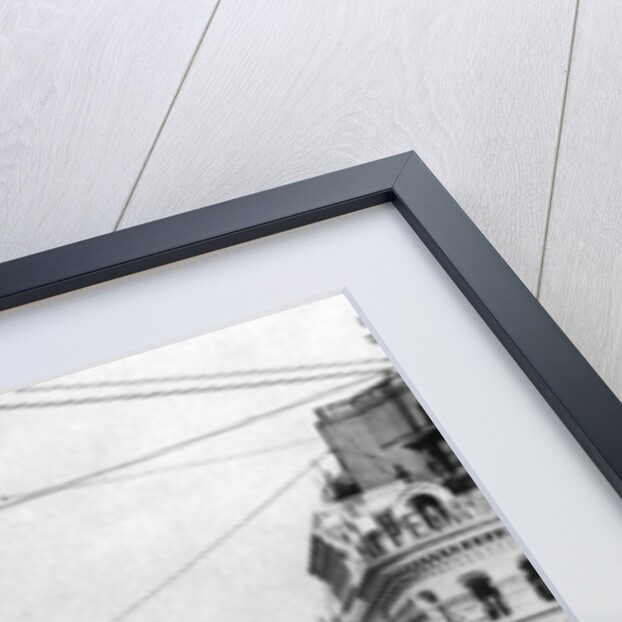 Queen Victoria Street at its intersection with Cannon Street, London by Frith