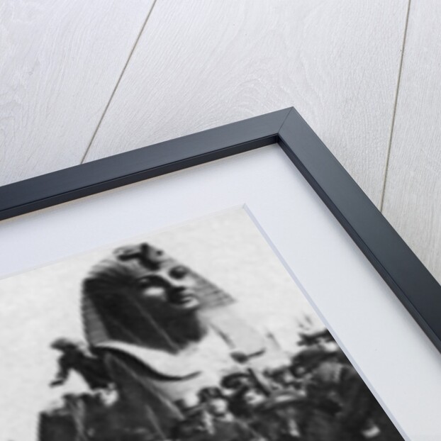 Choirboys of St Clement Danes beating the boundary-marks with long wands, London by Anonymous