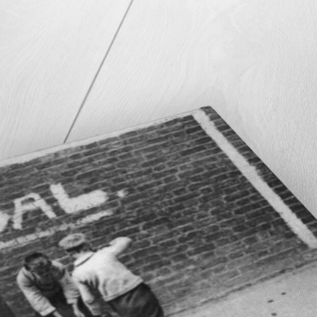 Football in the East End, London by Anonymous