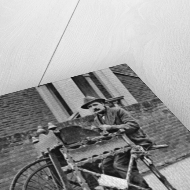 Knife and scissors grinder, London by McLeish