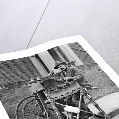 Knife and scissors grinder, London by McLeish