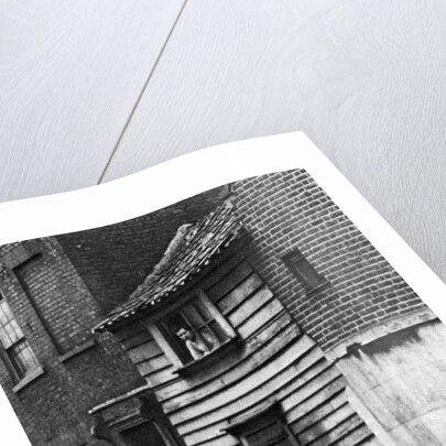 An old wooden house in St John's Hill, Shadwell, London by Whiffin