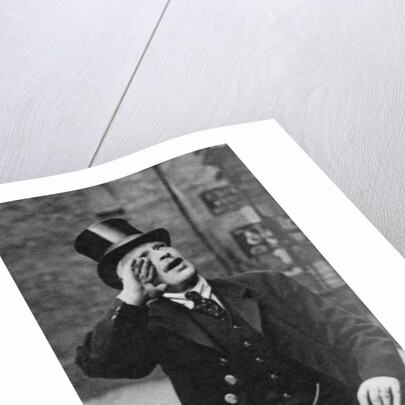 A beadle calling the hours, Ely Place, London by Anonymous