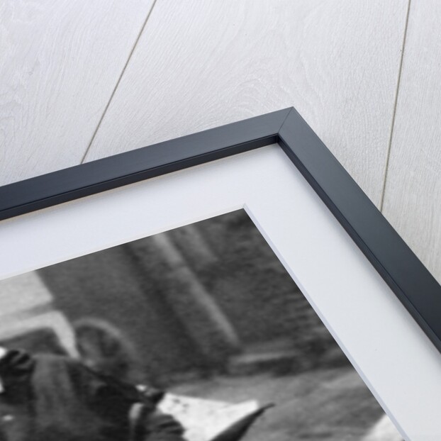 'Scavenger boy', who cleans up horse droppings in the road, London by Anonymous
