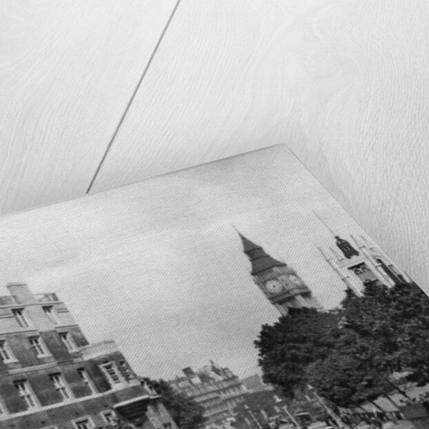 The corner of Tothill and Victoria Streets, looking towards Parliament Square, London by Ellis