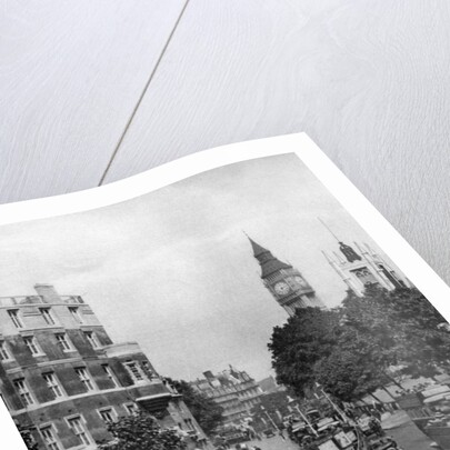 The corner of Tothill and Victoria Streets, looking towards Parliament Square, London by Ellis