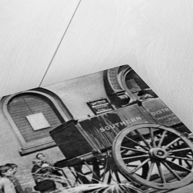 Boys following the Poplar Borough Council water cart, London by Anonymous