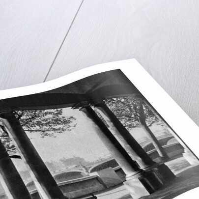 Westminster Bridge and Big Ben from the terrace of St Thomas's Hospital by Anonymous