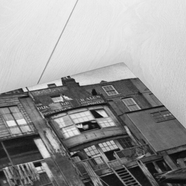 Old pub on the River Thames, London by Anonymous