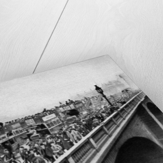 Morning 'rush hour', London Bridge, London by McLeish and Paterson