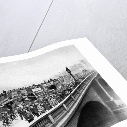 Morning 'rush hour', London Bridge, London by McLeish and Paterson