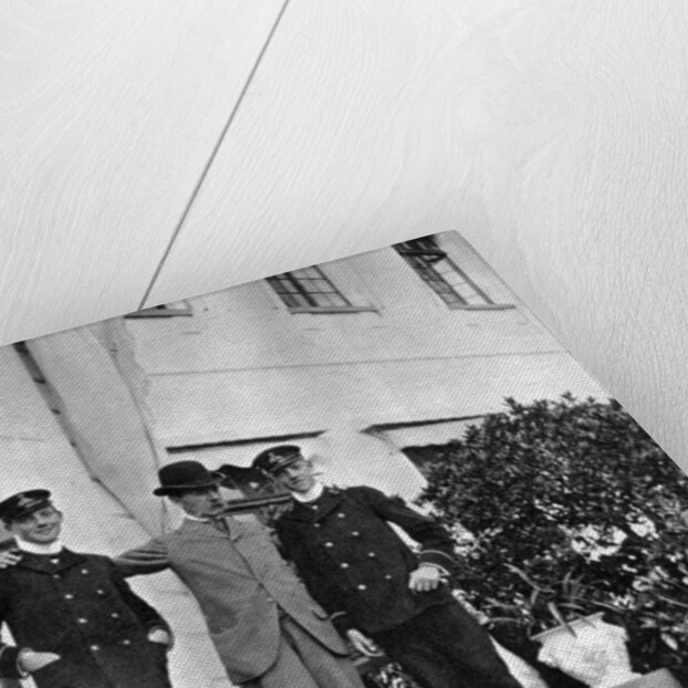 King Christian IX of Denmark (1818-1906) with two of his grandsons by Queen Alexandra