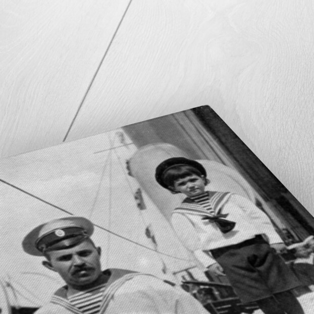 The little Caesarevitch with his sailor friend by Queen Alexandra