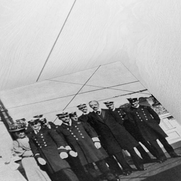 On board the royal yacht Victoria and Albert III, Christiania (Oslo), Norway by Queen Alexandra