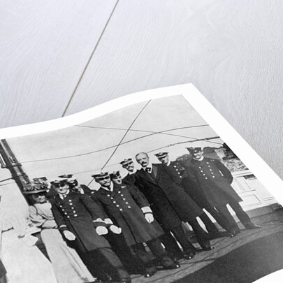 On board the royal yacht Victoria and Albert III, Christiania (Oslo), Norway by Queen Alexandra