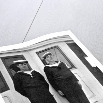 Two ship's boys on the royal yacht Victoria and Albert III by Queen Alexandra