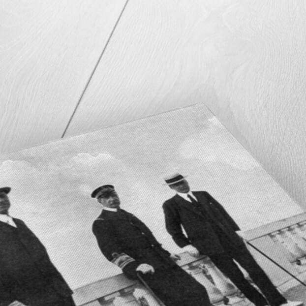 King George I of Greece with Commodore Keppel and Lord Howe, Corfu, Greece by Queen Alexandra