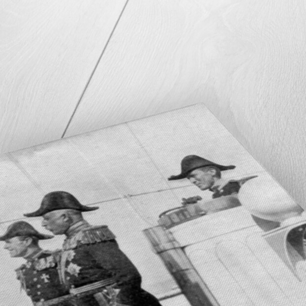 The Duke of Connaught with Commodores Keppel and Crampton by Queen Alexandra