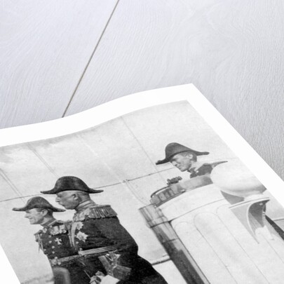 The Duke of Connaught with Commodores Keppel and Crampton by Queen Alexandra