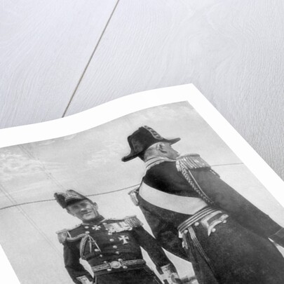 Commodore Keppel with the Duke of Connaught by Queen Alexandra