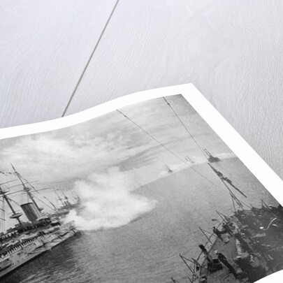 A salute by the Home Fleet by Queen Alexandra