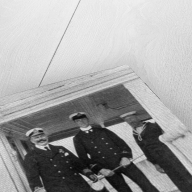 Commodore Sir Archibald Milne (1855-1938) and his sub-lieutenant, Pipon by Queen Alexandra