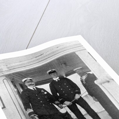 Commodore Sir Archibald Milne (1855-1938) and his sub-lieutenant, Pipon by Queen Alexandra