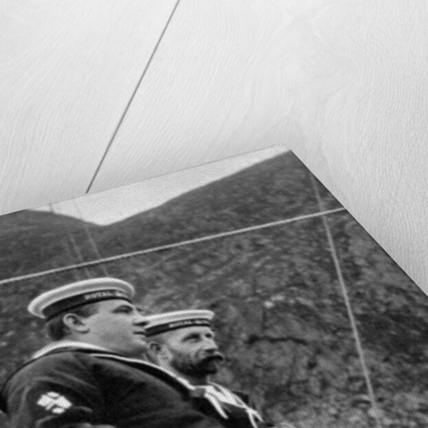 Two sailors on the royal yacht off the coast of Norway by Queen Alexandra