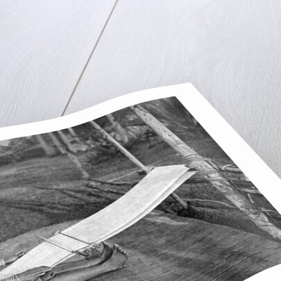 Iban weaver, Borneo by Dr Charles Hose