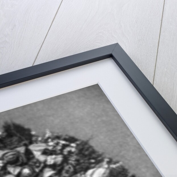 Floral mask of a Bulgarian bride by Anonymous