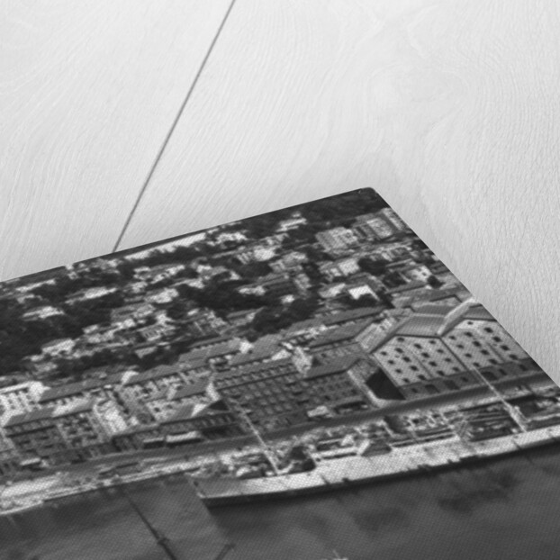 The port from Mont Boron, Nice, France by Anonymous