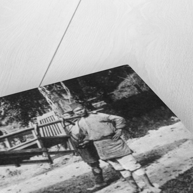 'Dandy and Bearers, Darjeeling', India by Anonymous