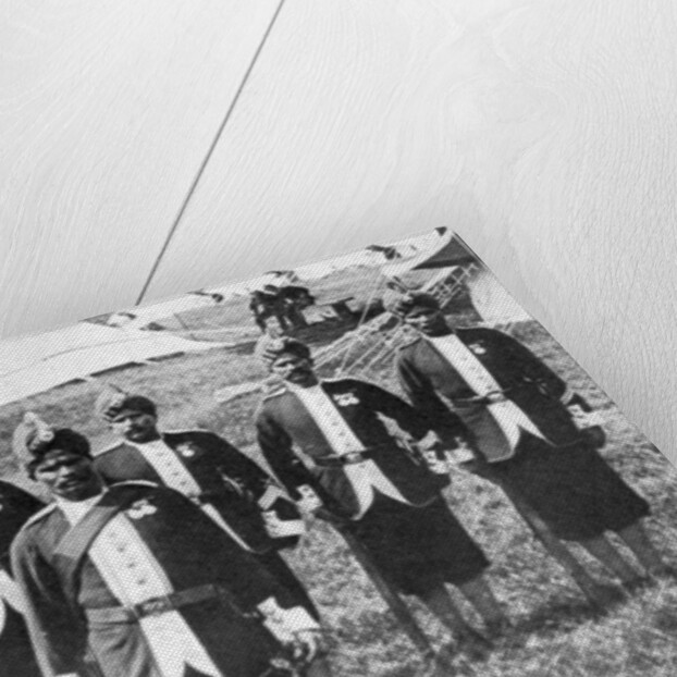 Indian troops at the front, First World War by Anonymous
