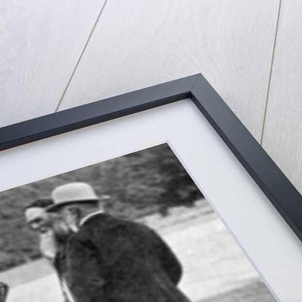 Royal cricketers at Cumberland Lodge, Windsor Great Park, Berkshire by Ernest Brook